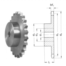Звездочка цепи ПР-15,875-23 Z=16, d=25